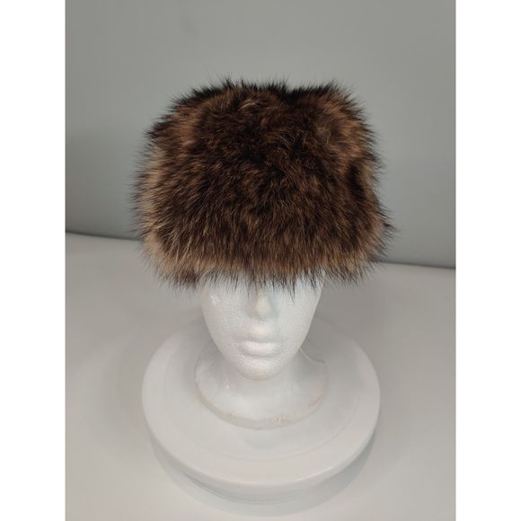 NWOT Vintage Racoon Fur Hat from Canada GR Originals main image 16